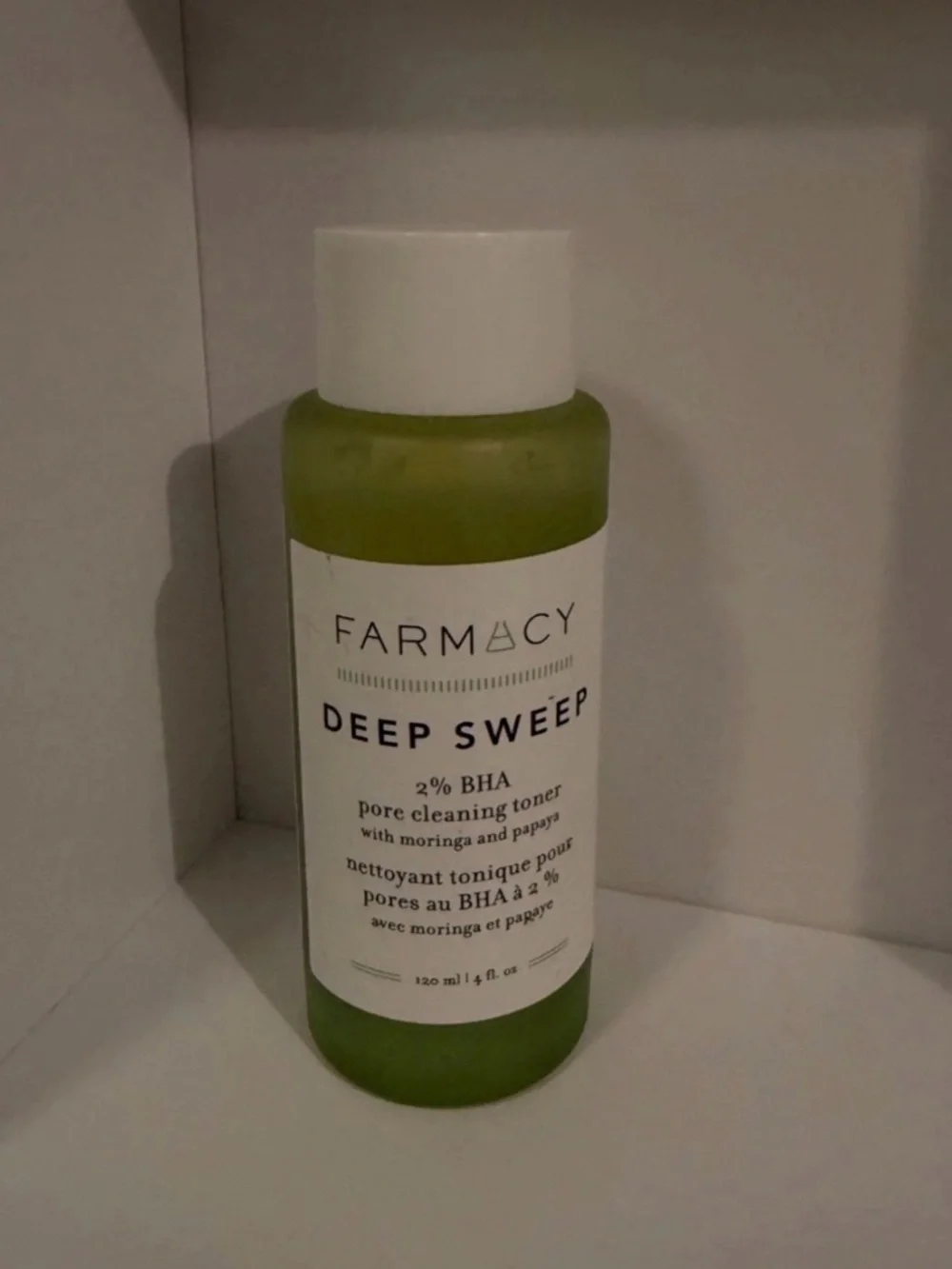 Farmacy Deep Sweep 2% BHA Pore Cleaning Toner with Moringa and Papaya 4 fl oz